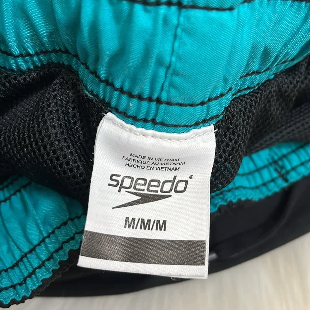Speedo Black Gray Swim Shorts